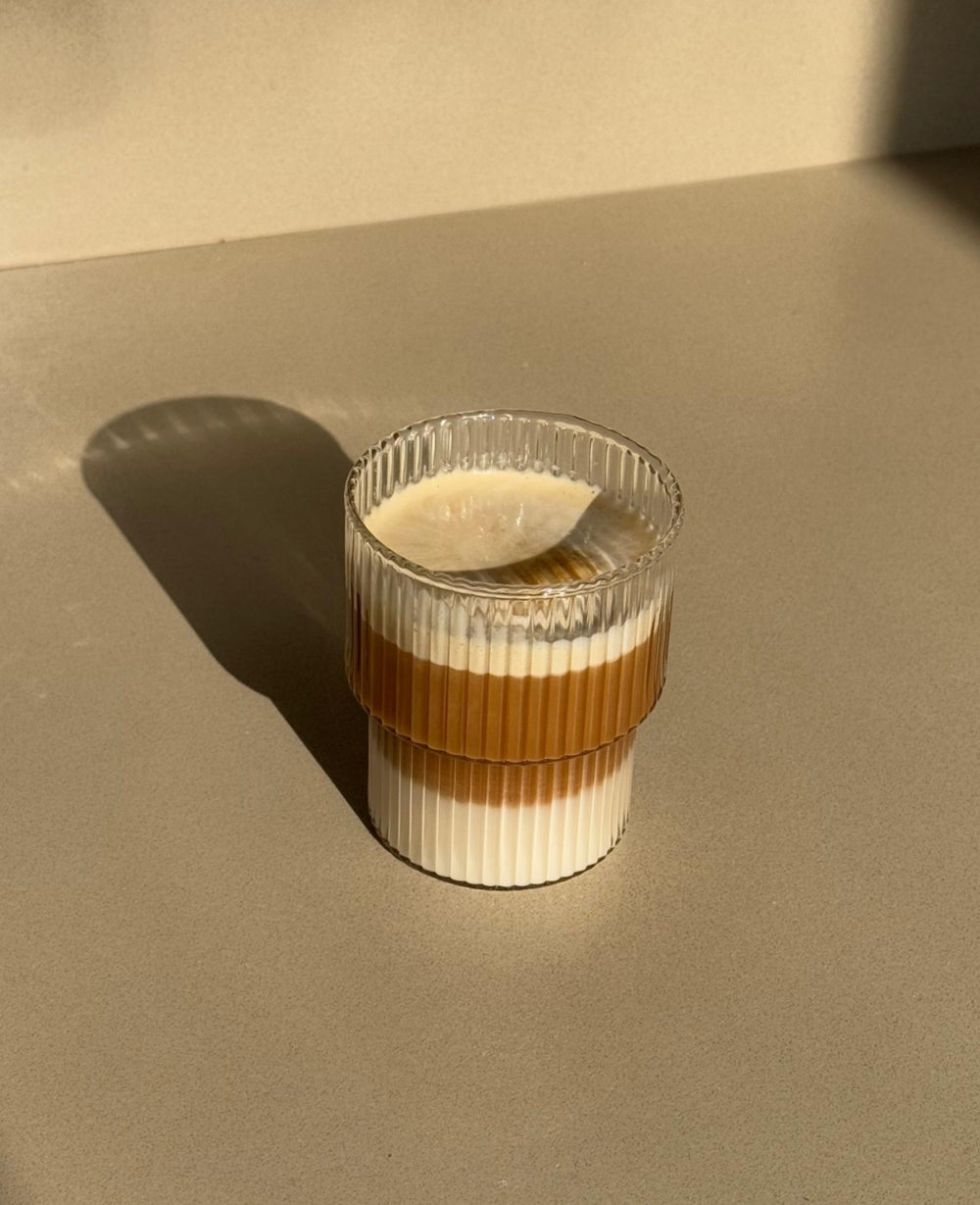 כוס זכוכית STRIPE