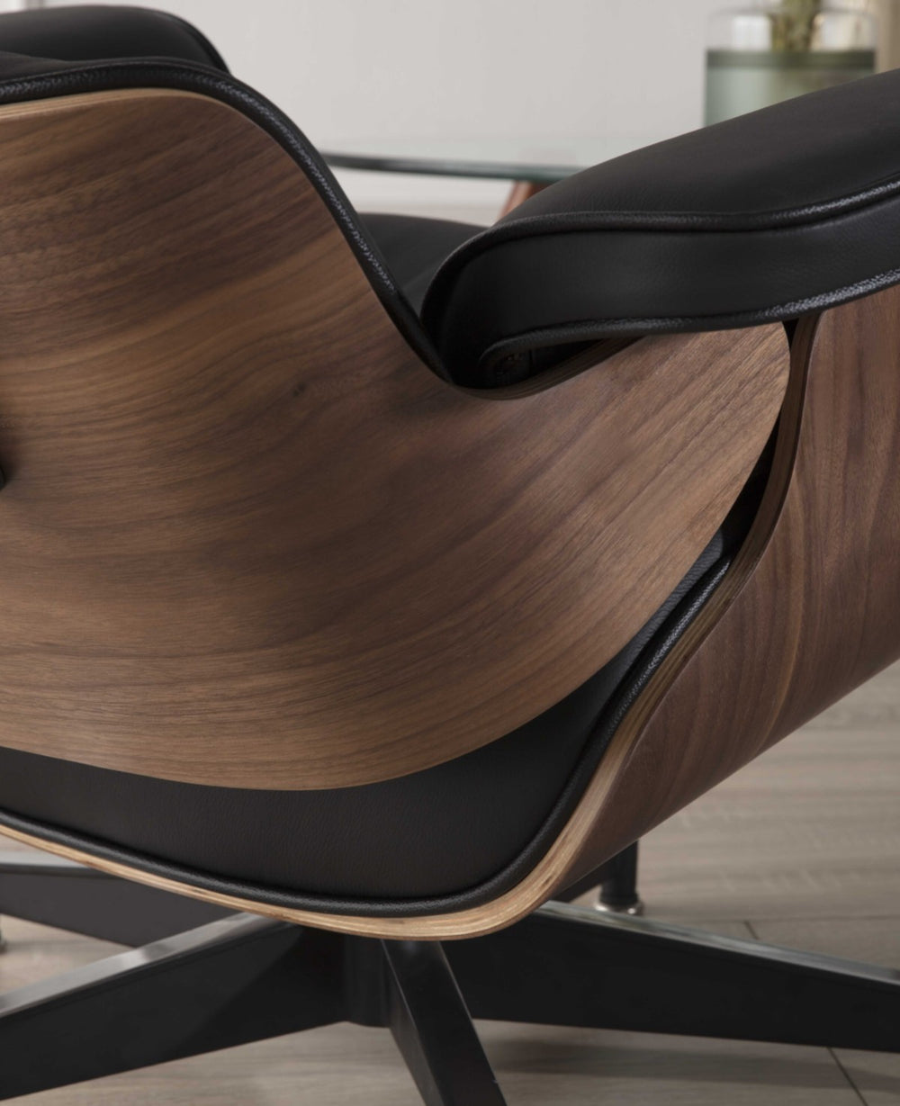 כורסה והדום PALERMO BLACK