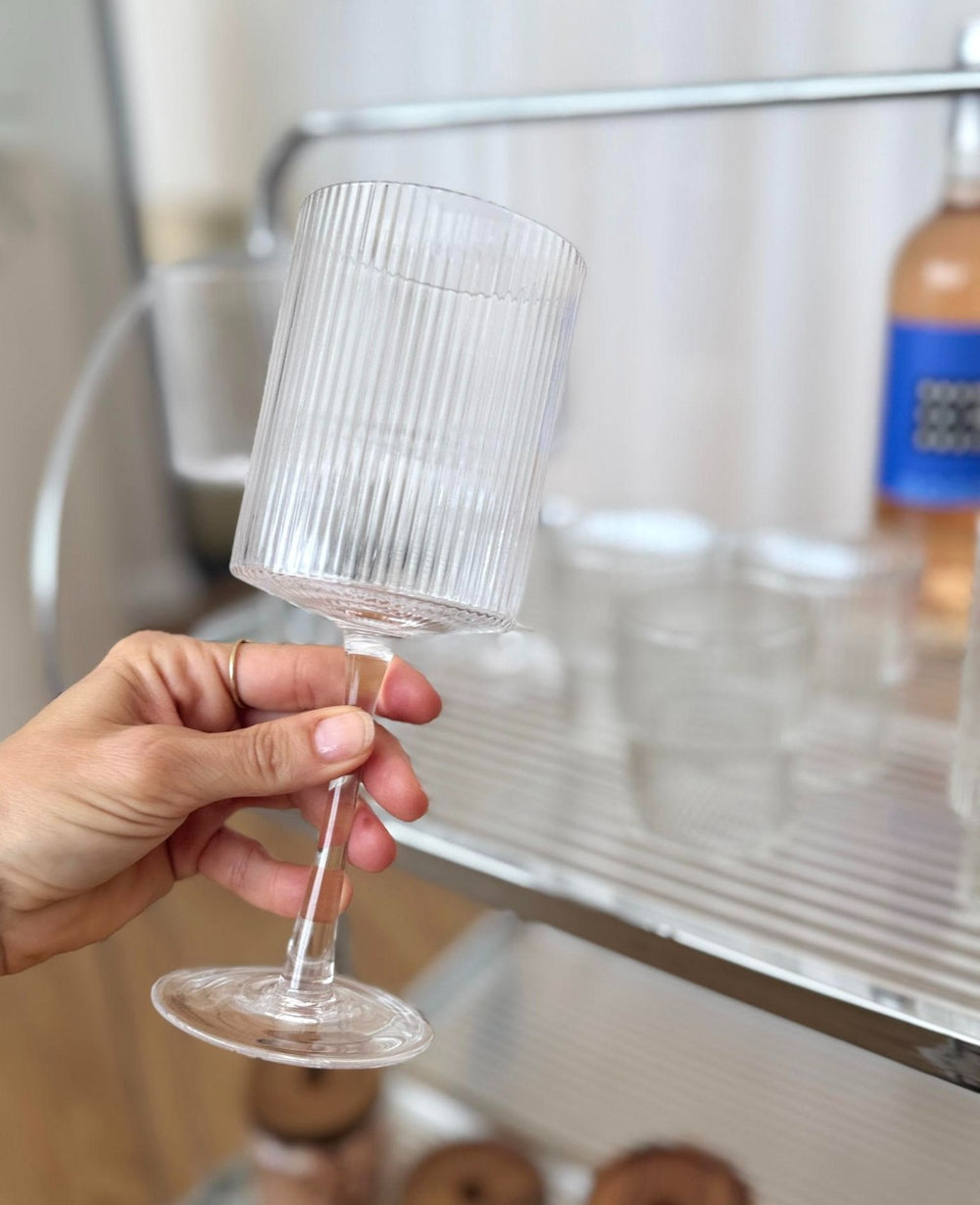 כוס יין סטרייפ