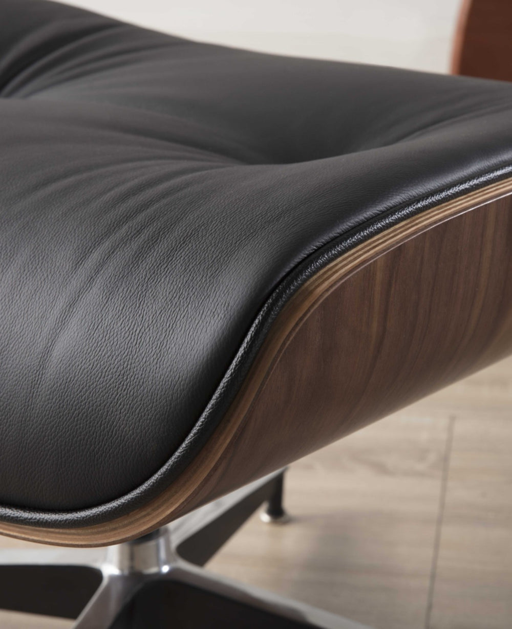 כורסה והדום PALERMO BLACK