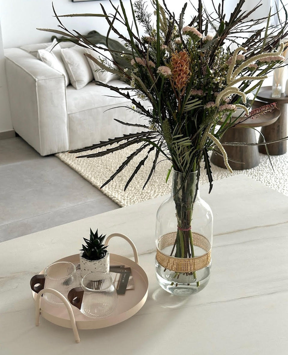 אגרטל זכוכית מלאני