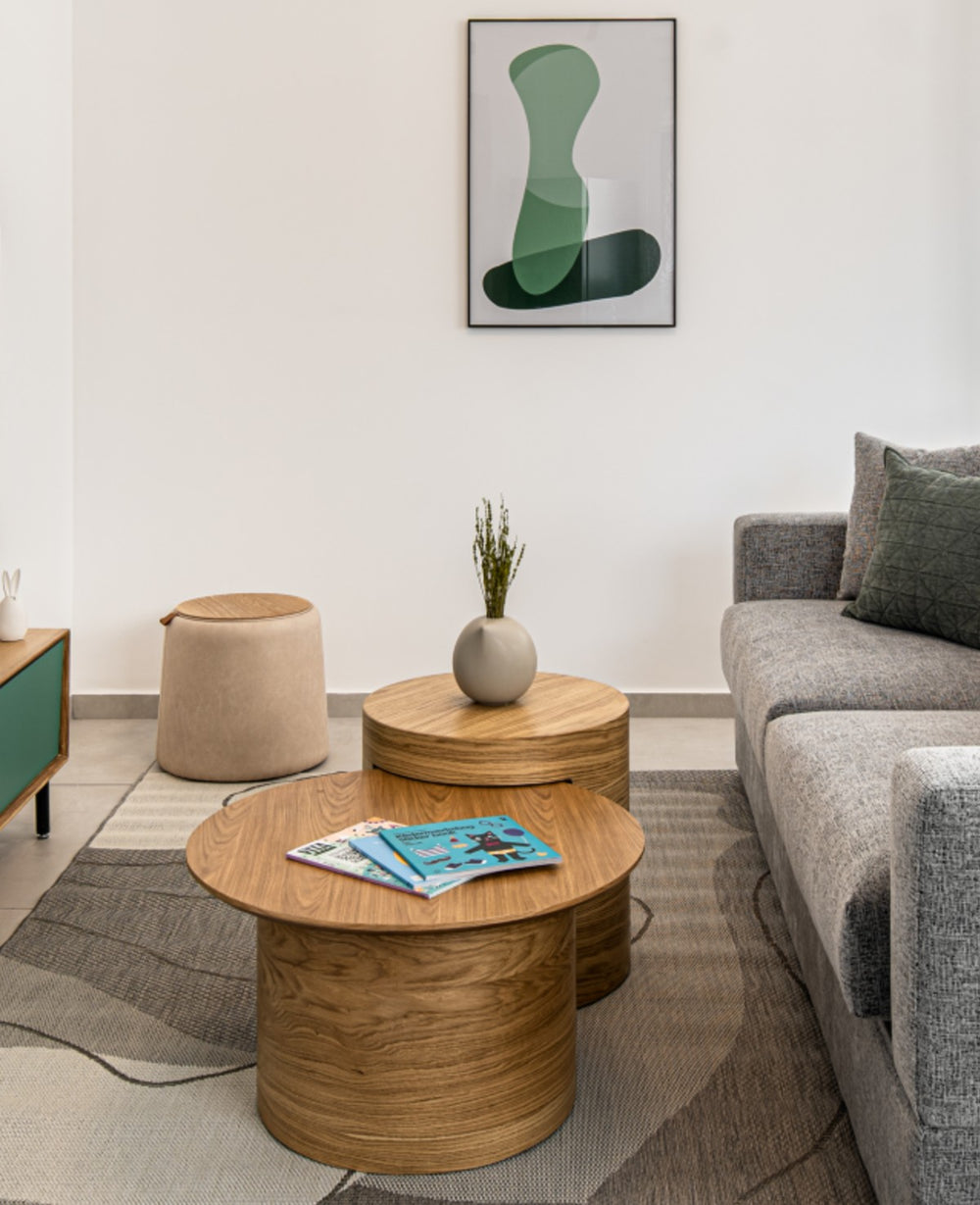 סט שולחנות ריף חום