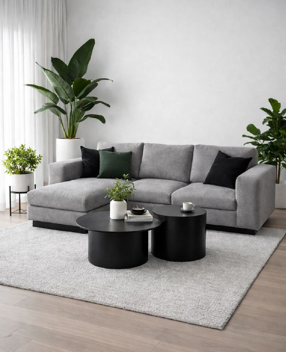 סט שולחנות ריף שחור