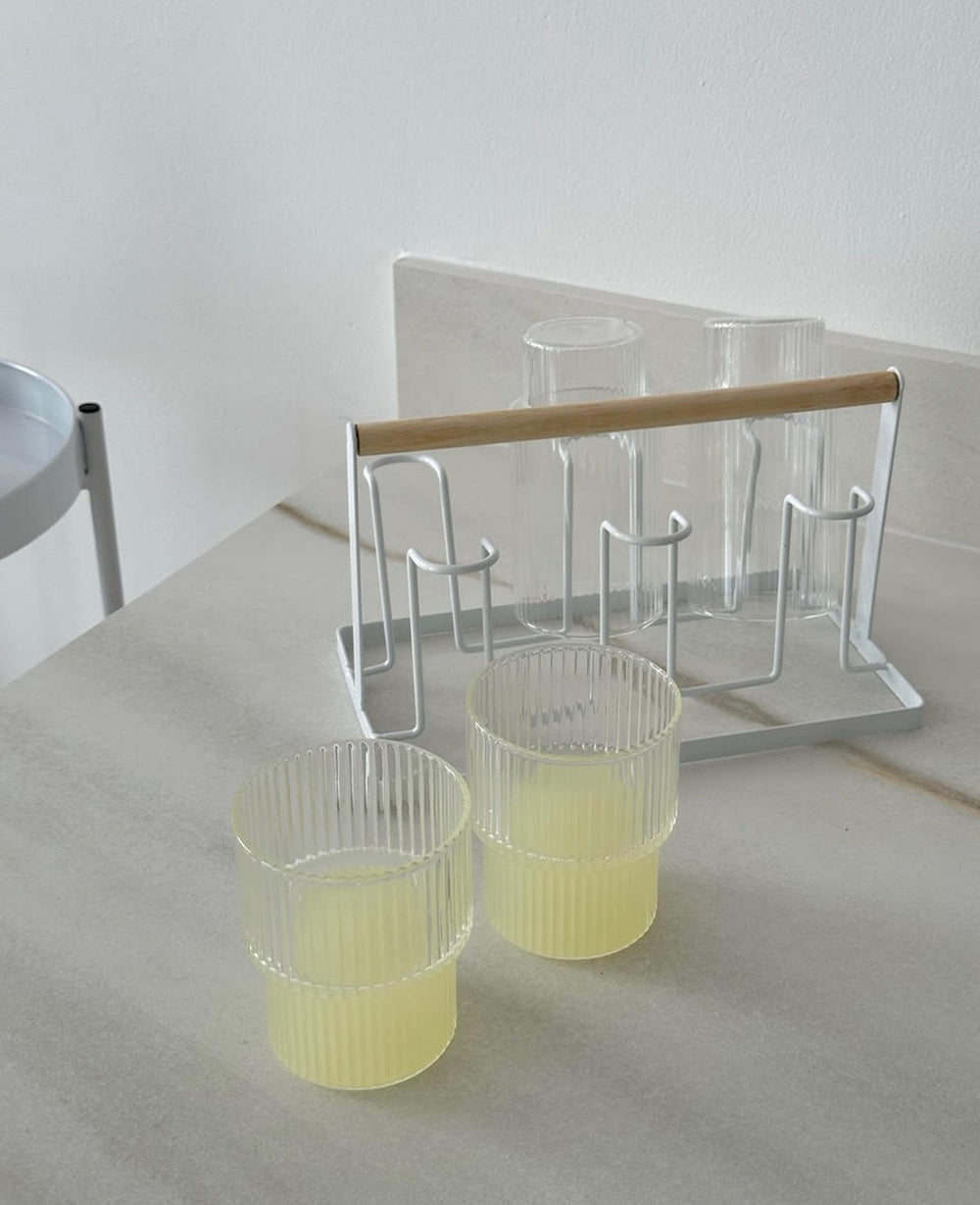 כוס זכוכית STRIPE