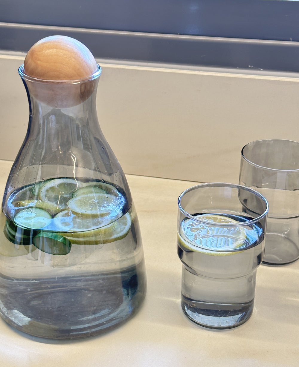 סט קנקן וכוסות קולורס