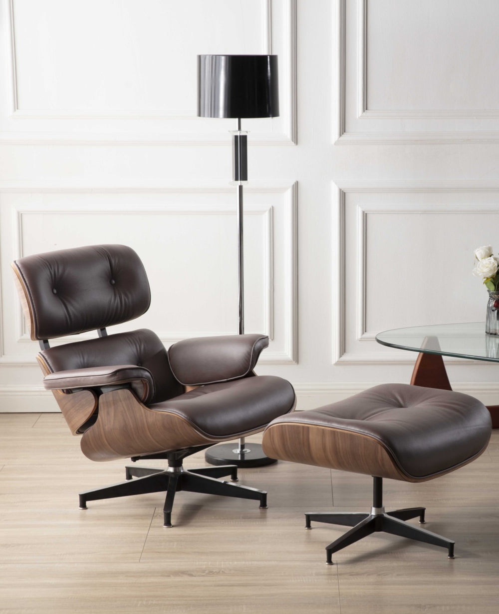 כורסה והדום PALERMO BROWN