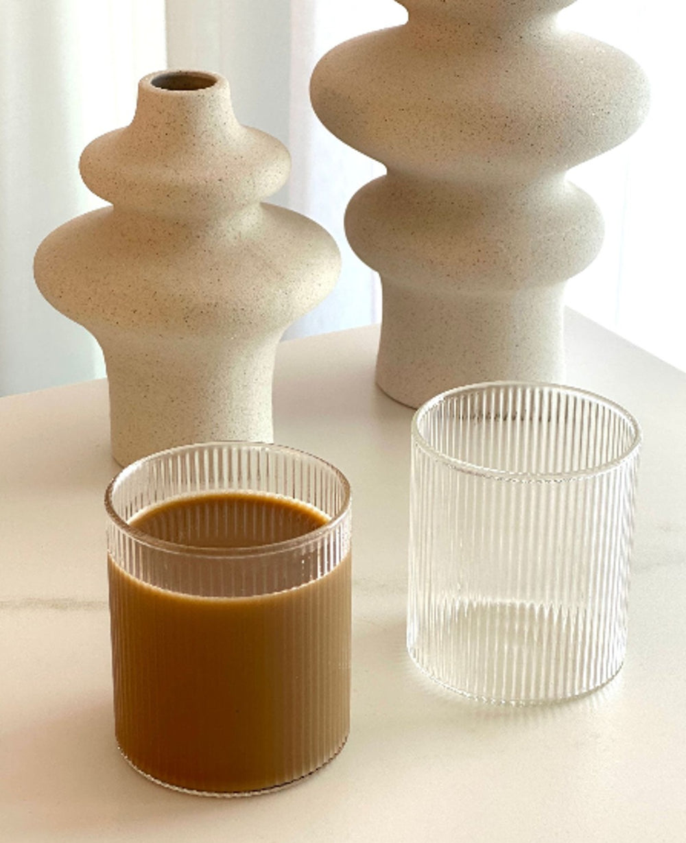 כוס זכוכית CLASSIC STRIPE