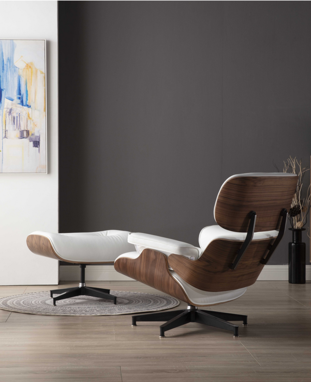 כורסה והדום PALERMO WHITE