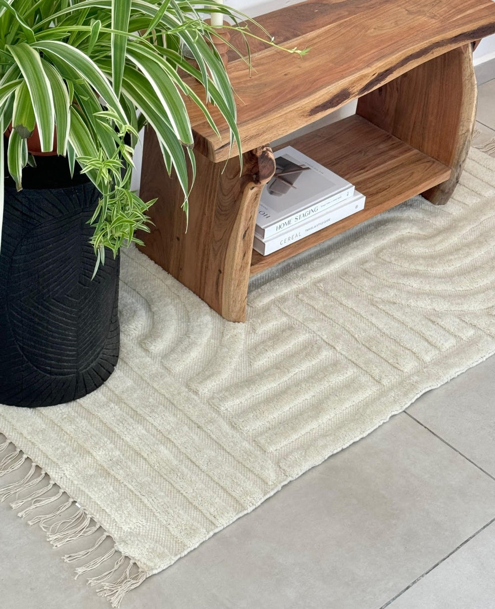 שטיח RAINBOW WHITE