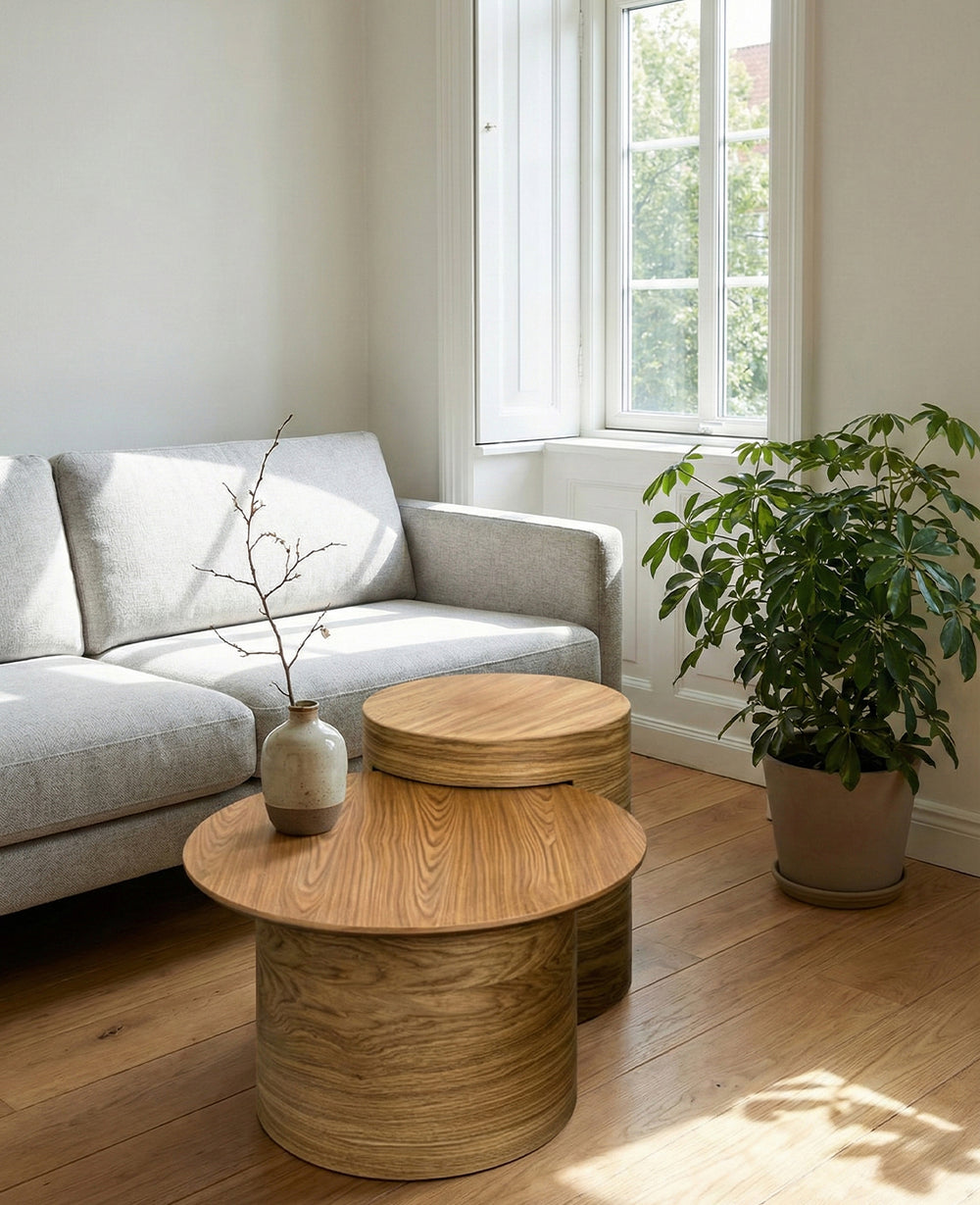 סט שולחנות ריף חום