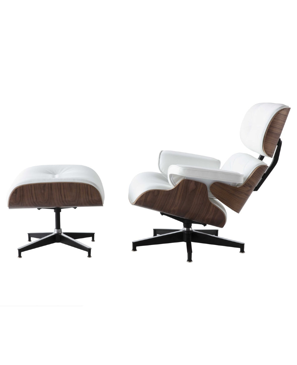 כורסה והדום PALERMO WHITE