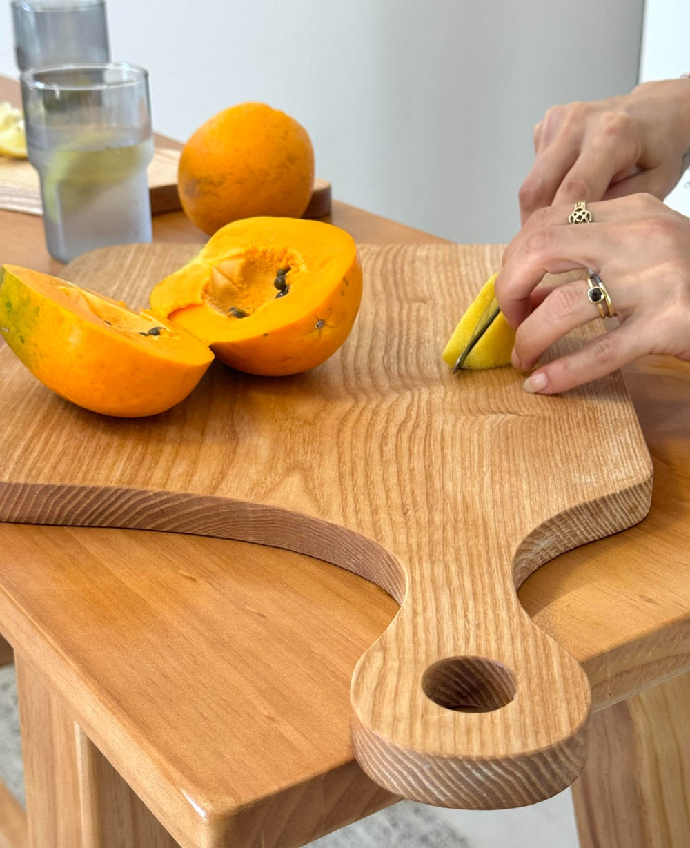 בוצ'ר עץ טבעי