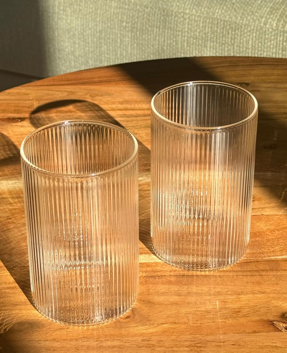 כוס זכוכית CLASSIC STRIPE