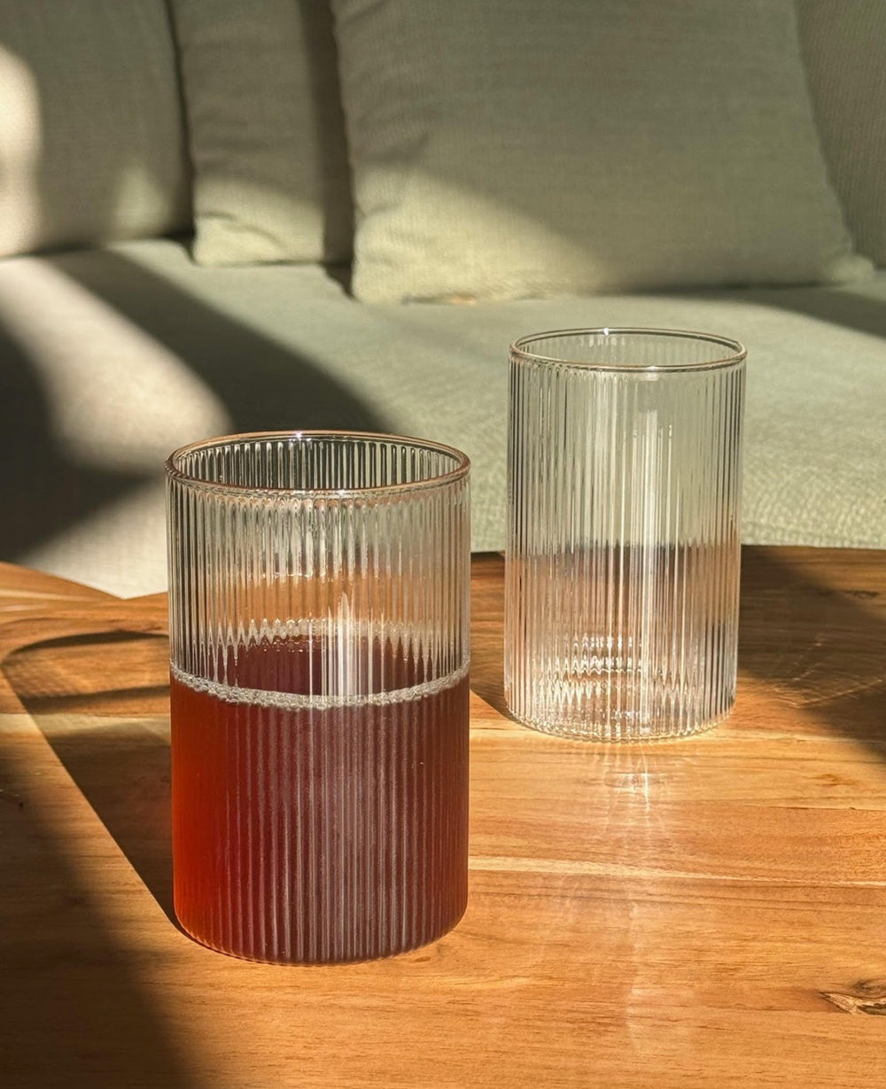 כוס זכוכית CLASSIC STRIPE