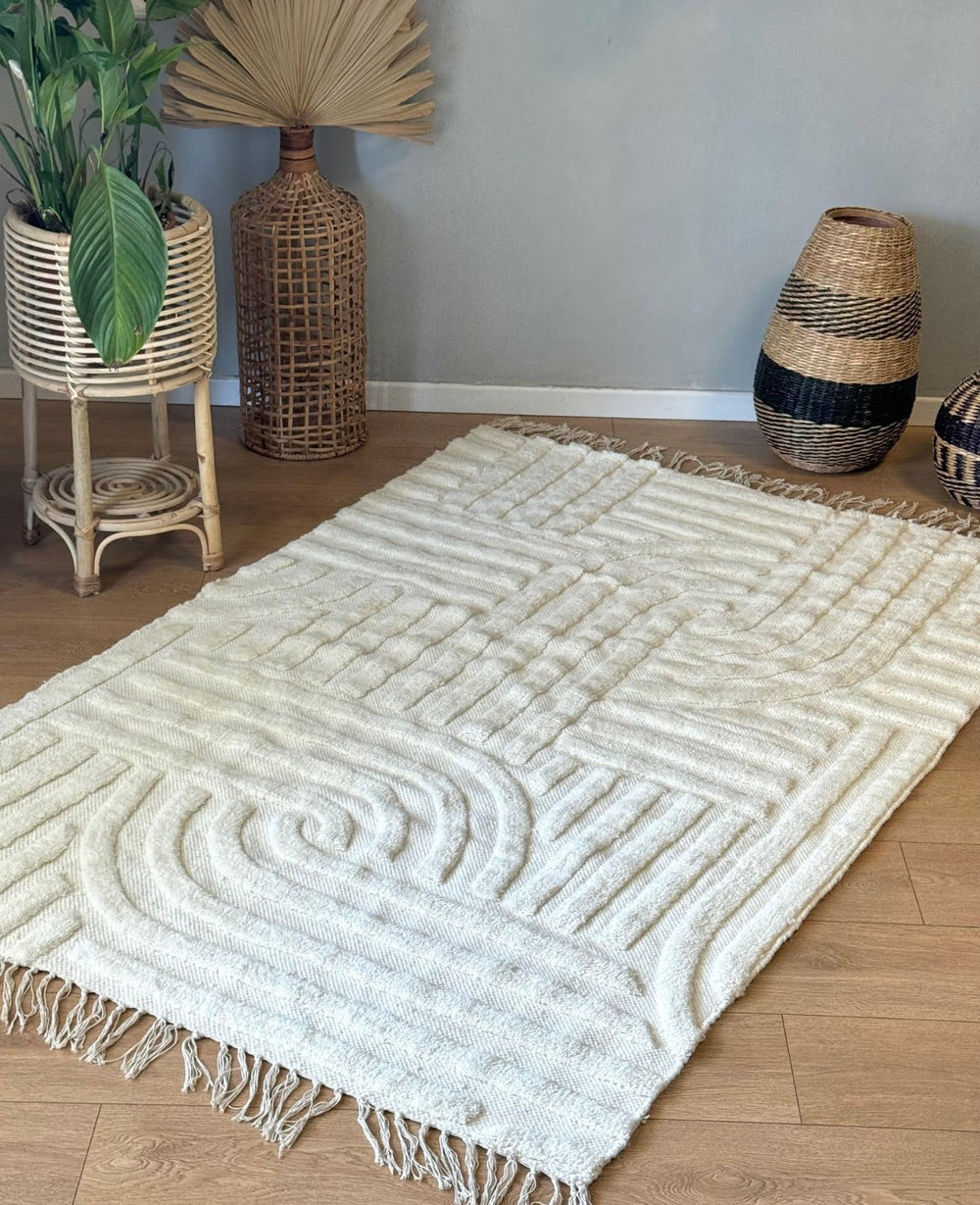 שטיח RAINBOW WHITE