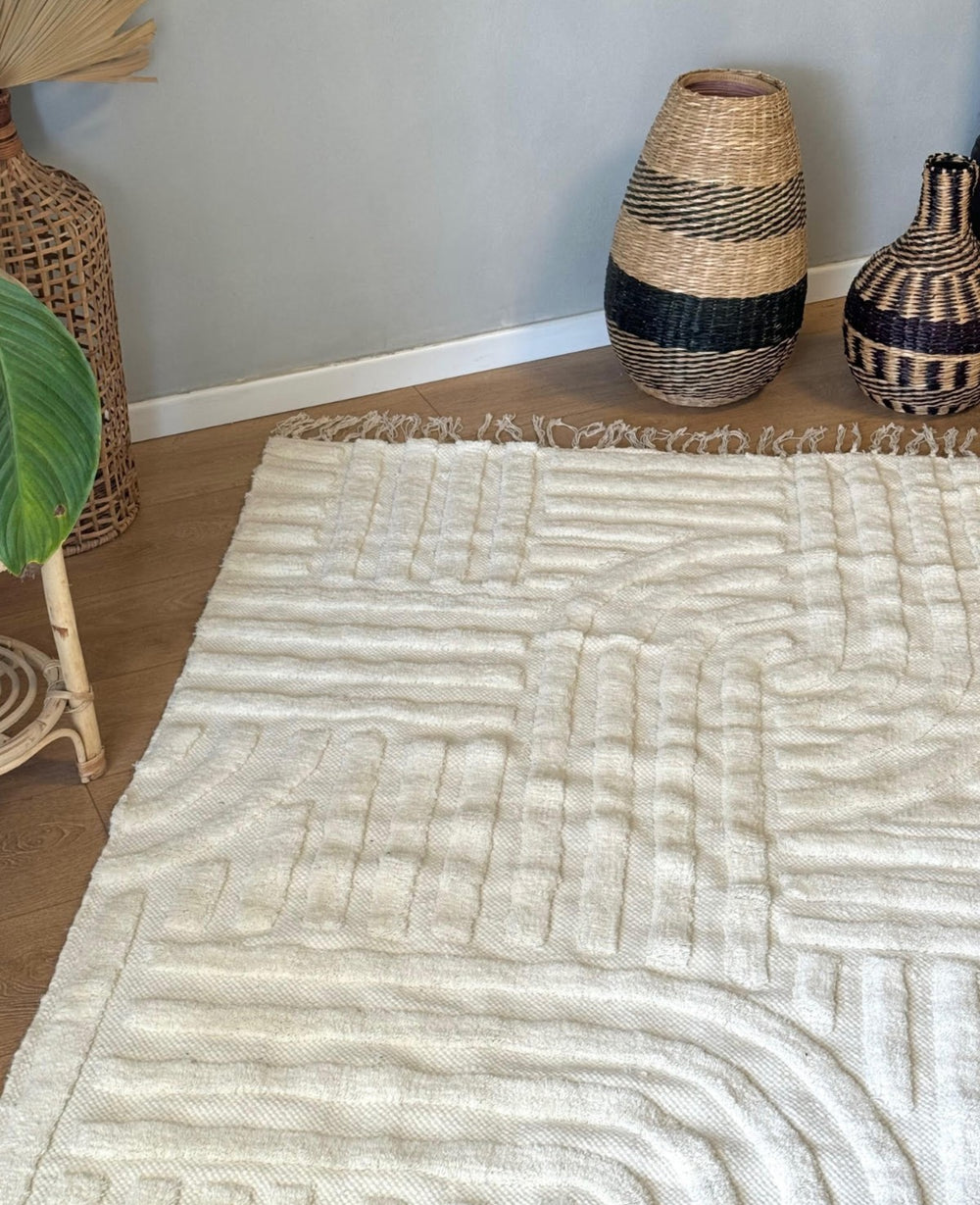 שטיח RAINBOW WHITE