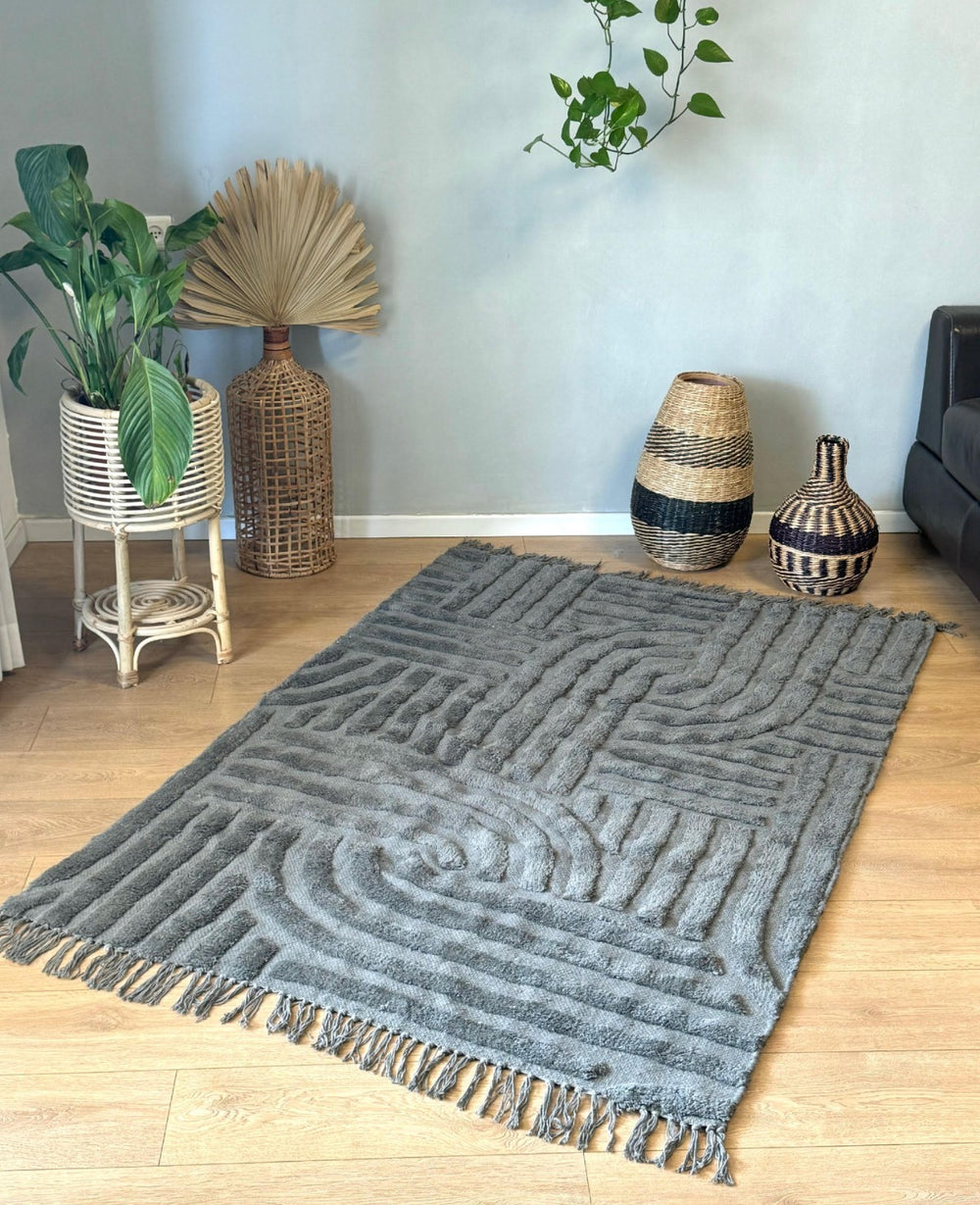 שטיח RAINBOW BLACK