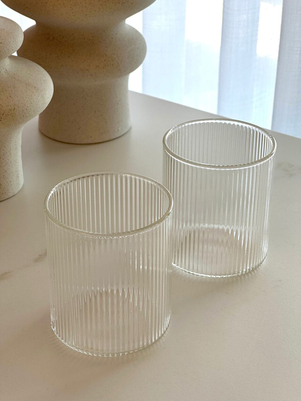 כוס זכוכית CLASSIC STRIPE