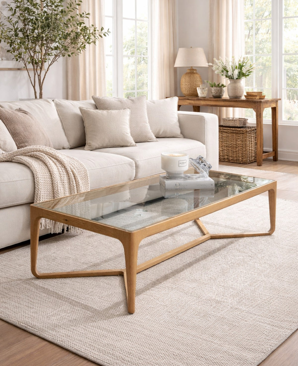 שולחן עץ אלזה