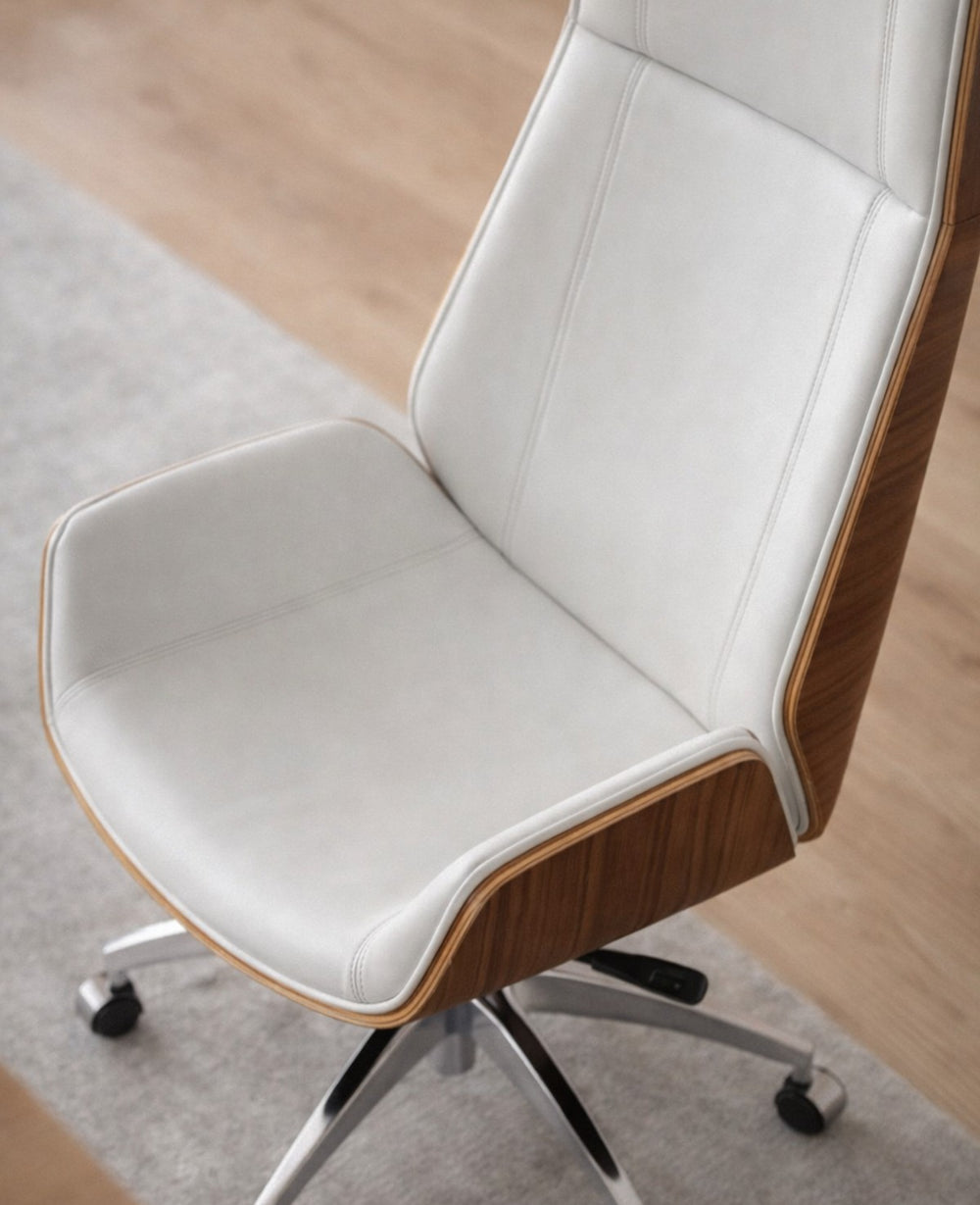 כיסא מנהלים נורדי WHITE