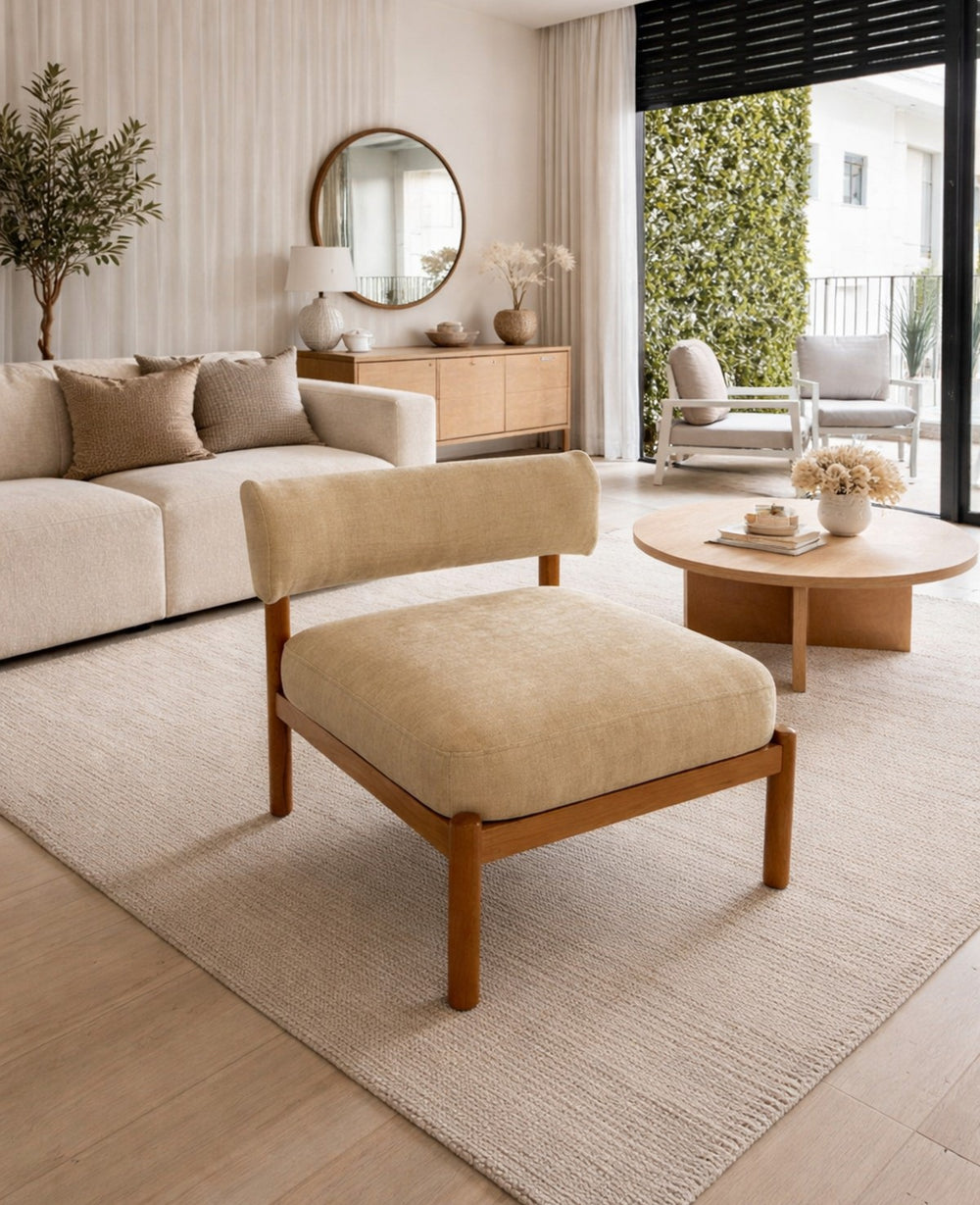 כורסא עץ מלא מיראל