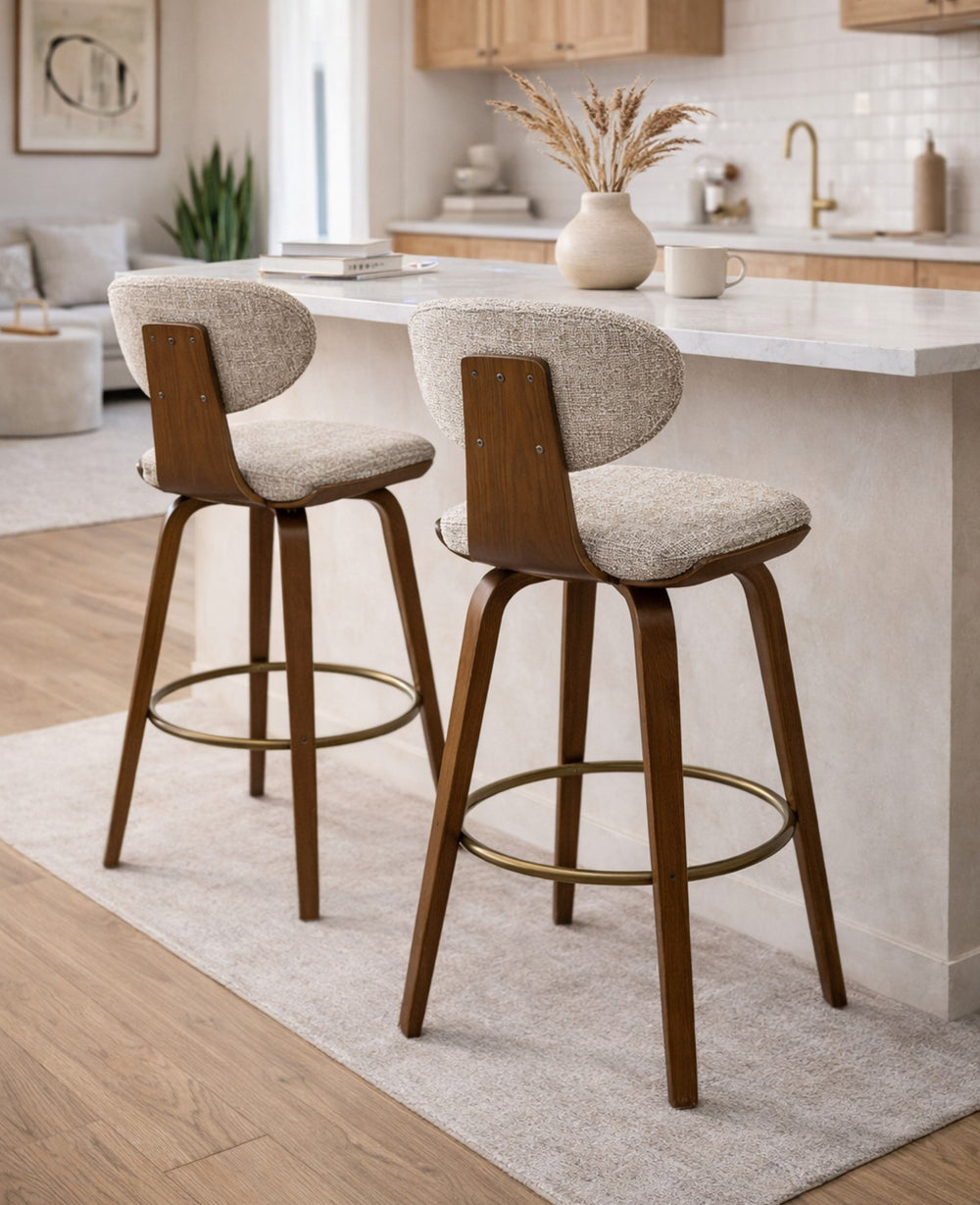 כיסא בר ניקולס אגוז