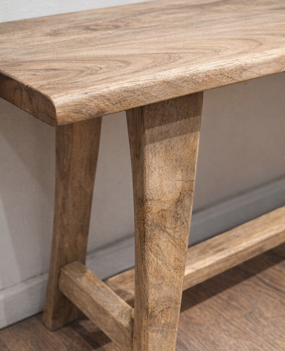 קונסולת עץ מנגו