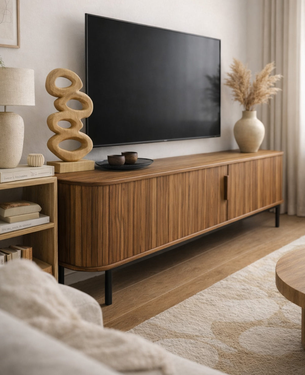 מזנון עץ רום