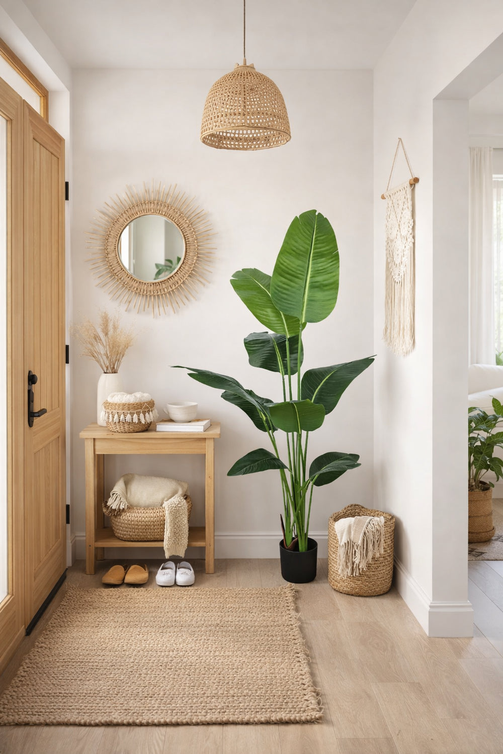 עציץ מלאכותי בננה