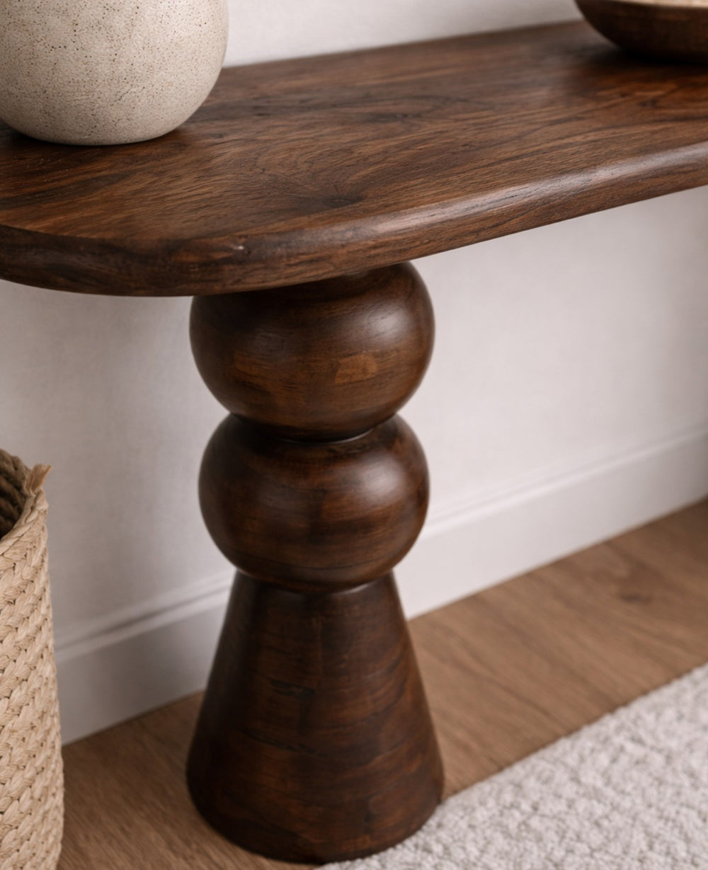 קונסולת עץ ויק