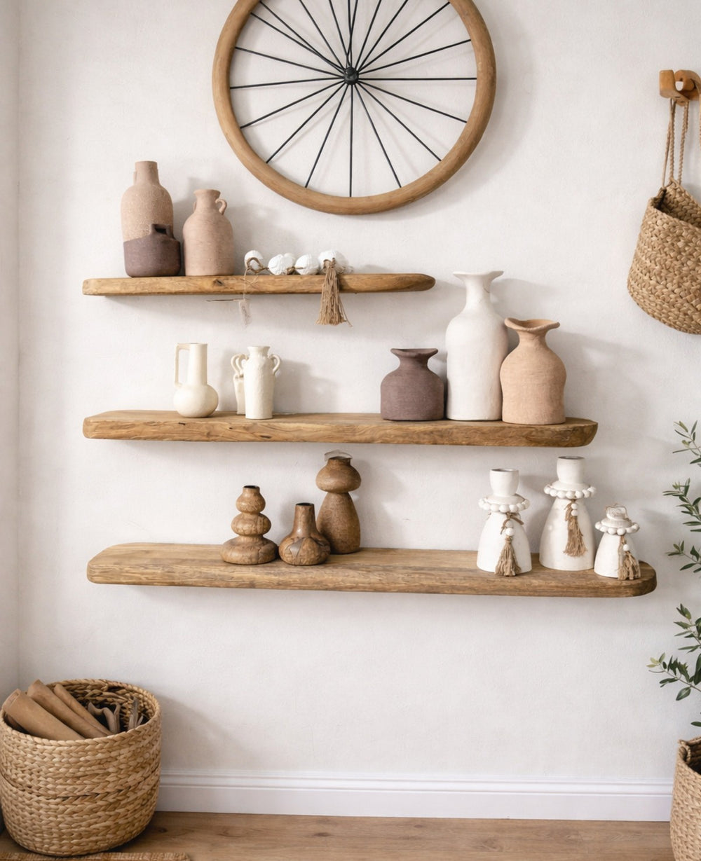 מדף עץ אמורפי