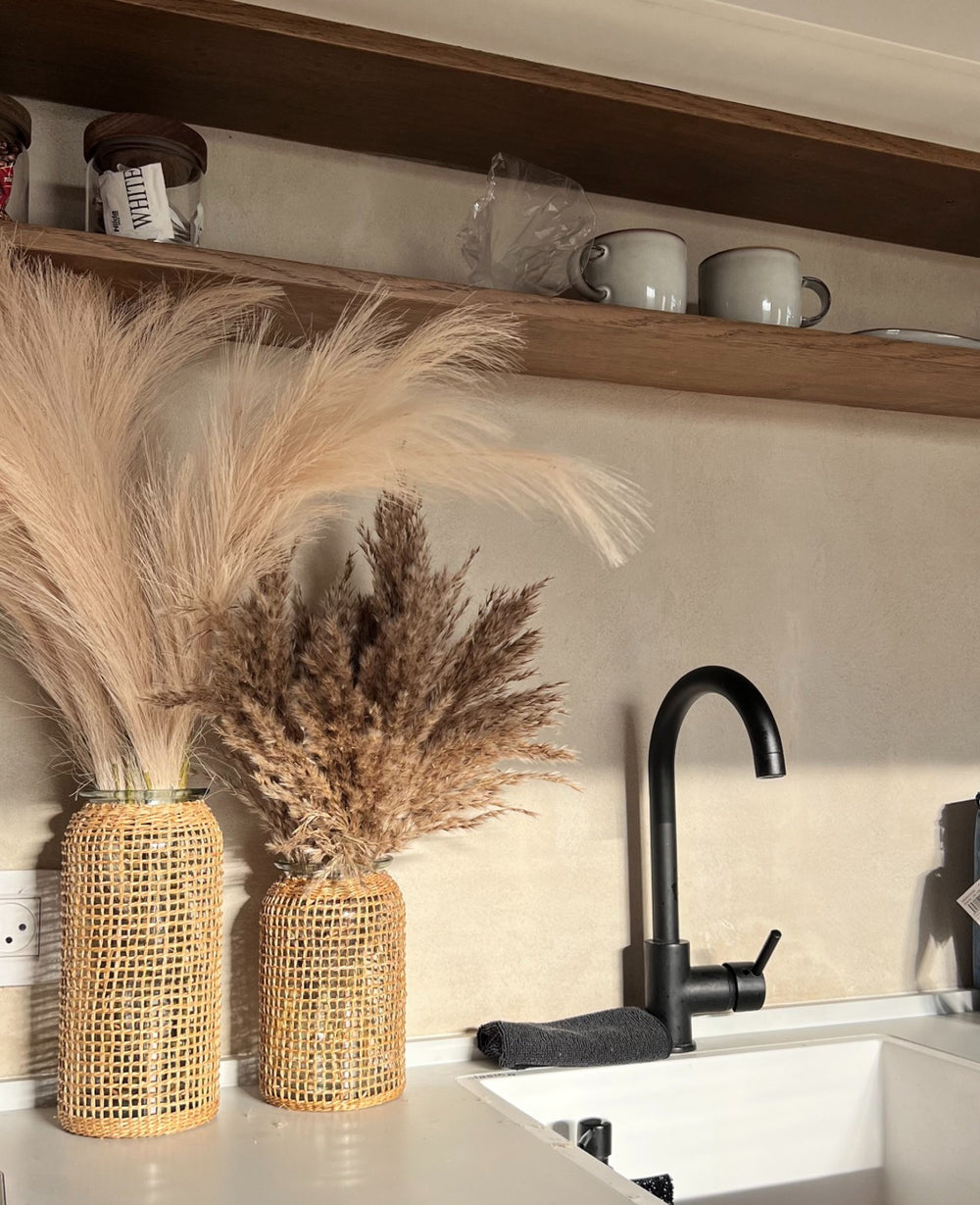 אגרטל זכוכית פאלם