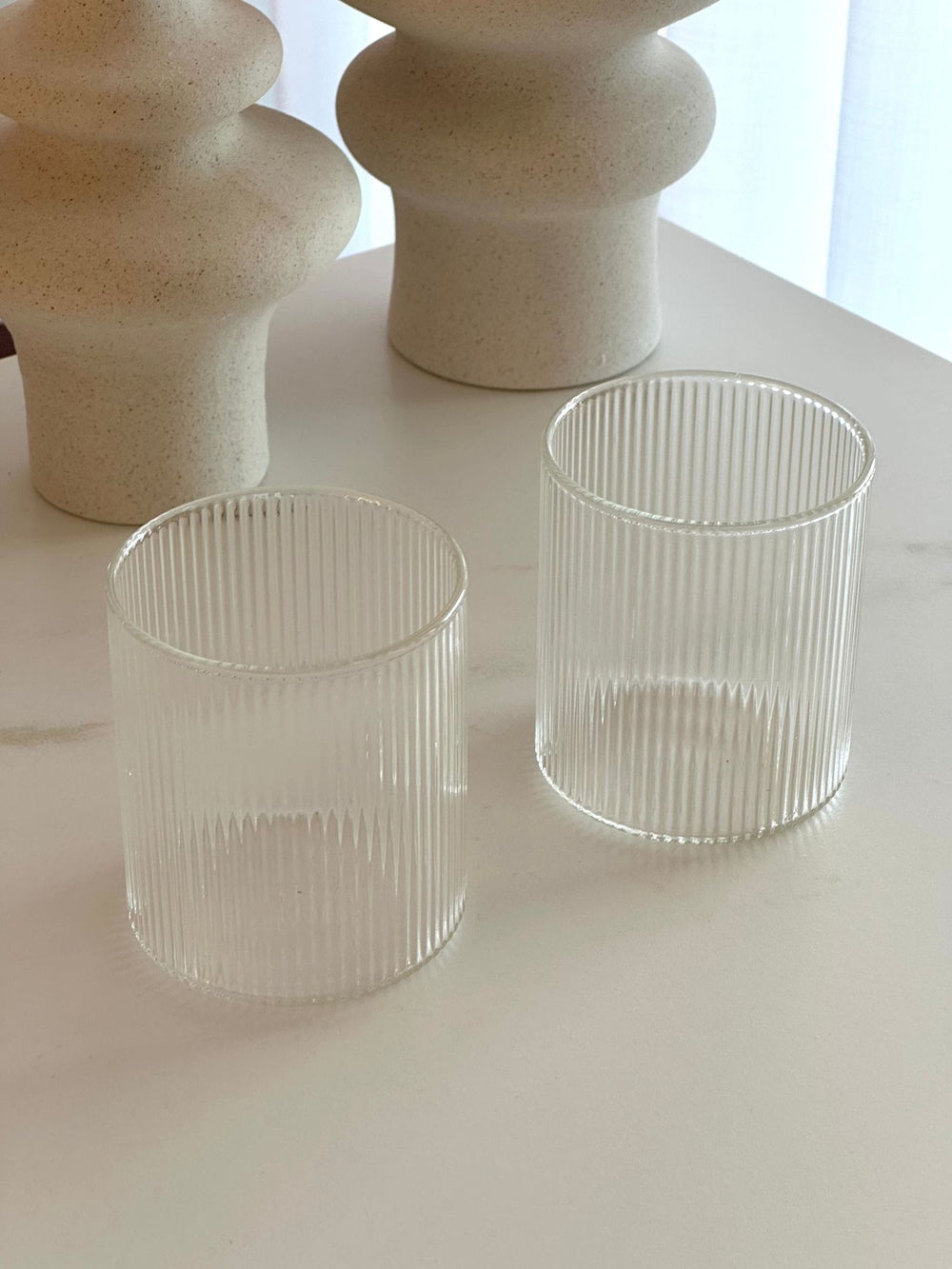 כוס זכוכית CLASSIC STRIPE