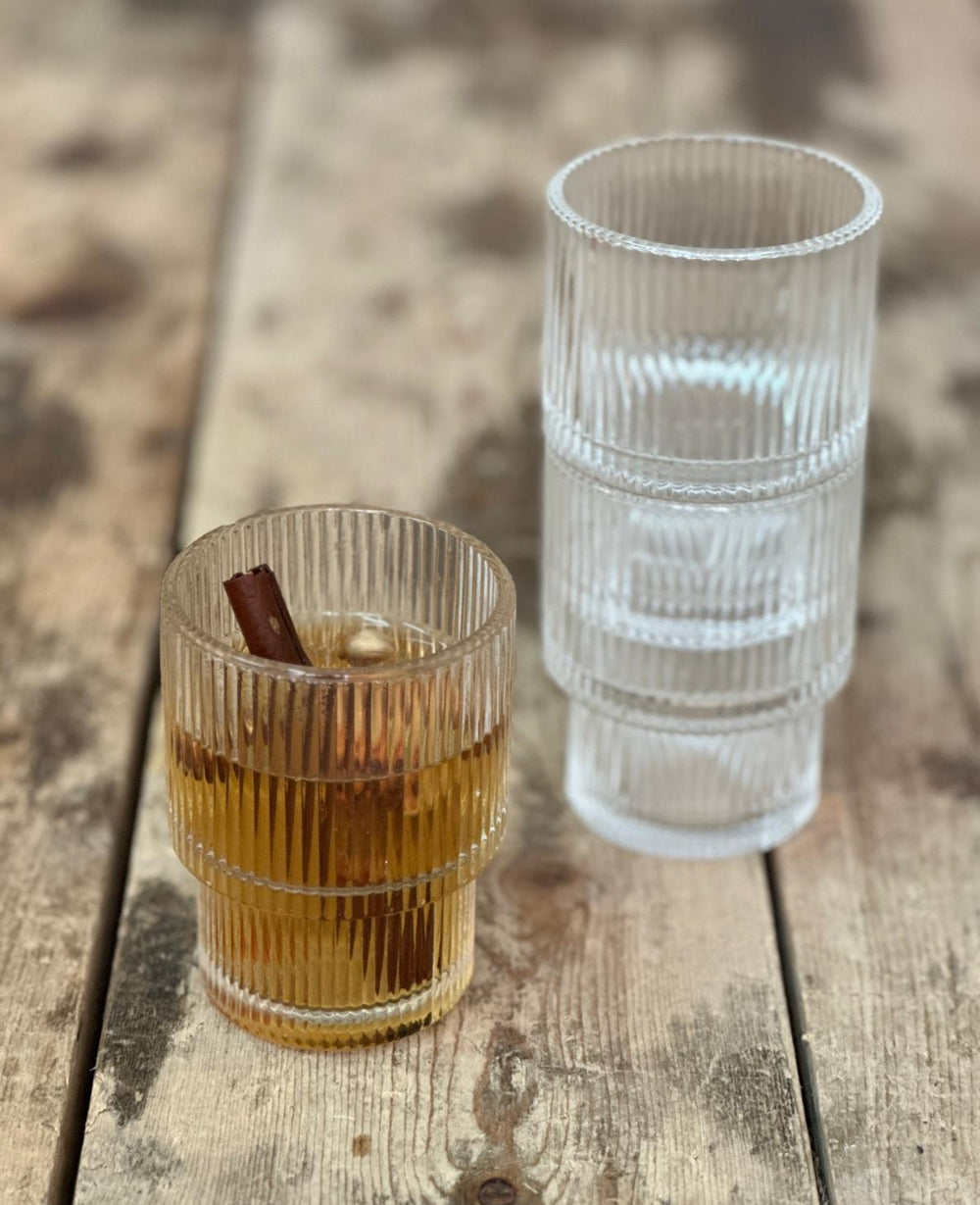 כוס זכוכית MINI STRIPE