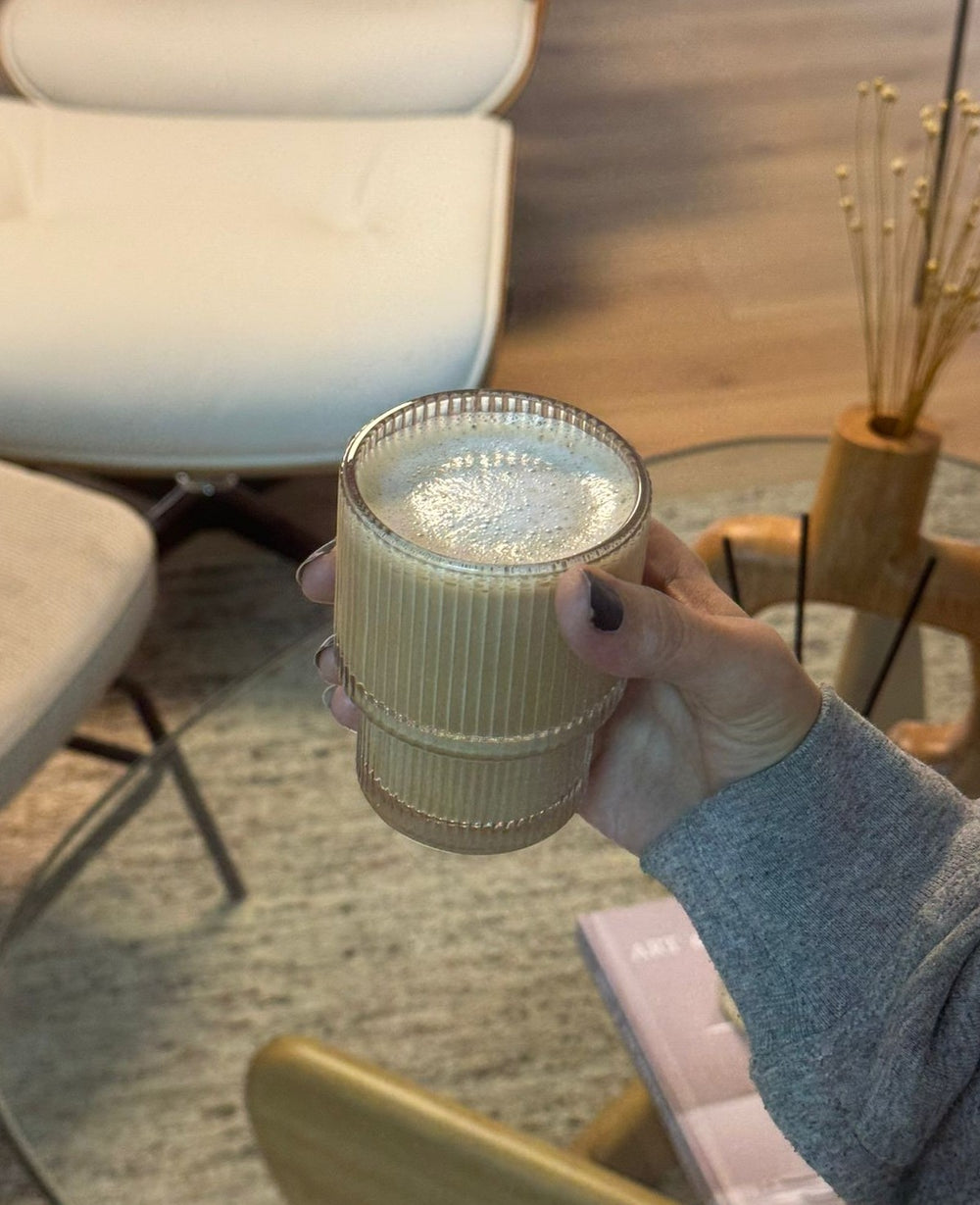 כוס זכוכית MINI STRIPE