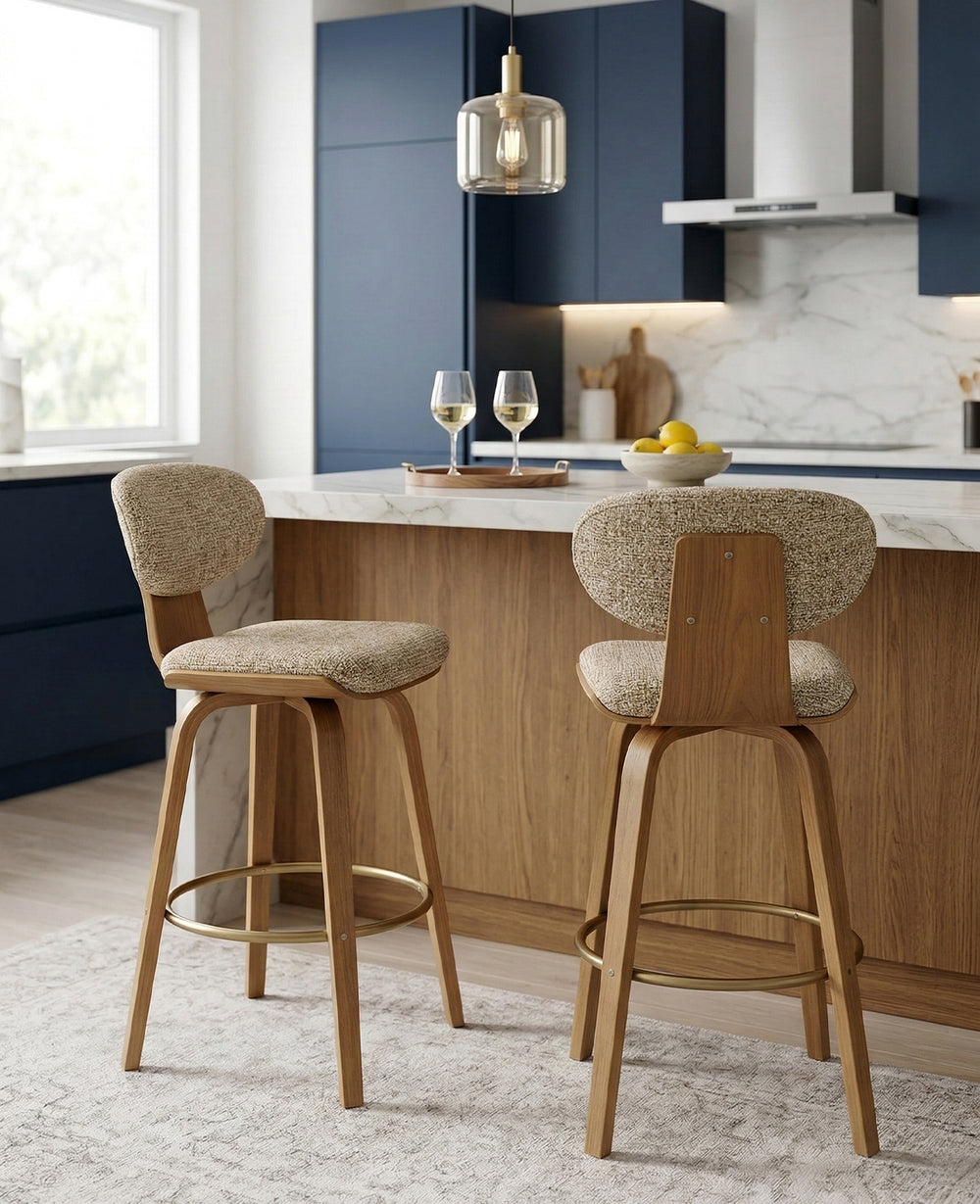 כיסא בר ניקולס טבעי