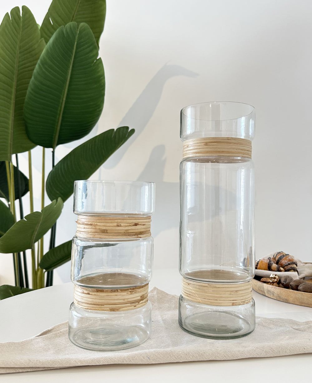 אגרטל זכוכית לונה