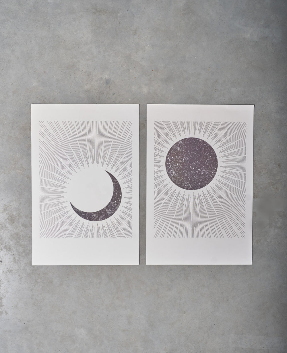 פוסטר נייר מון/סאן