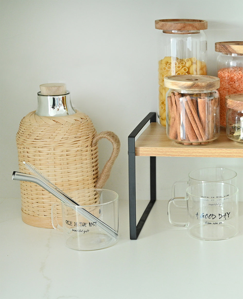 מדף שולחני שחור METAL STAND