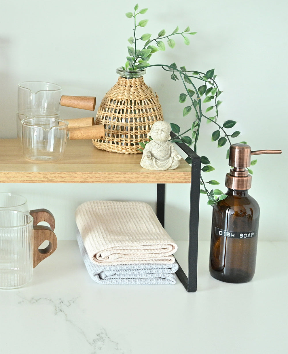 מדף שולחני שחור METAL STAND