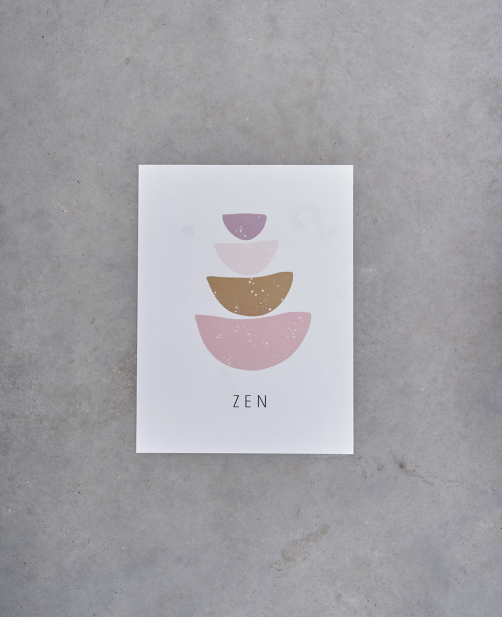 פוסטר נייר זן\פוקוס\באלאנס