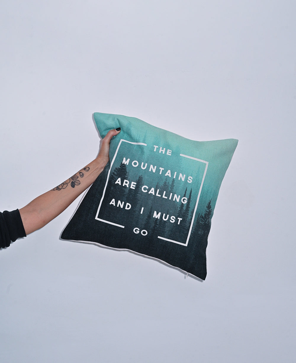 כרית נוי הרים גרין