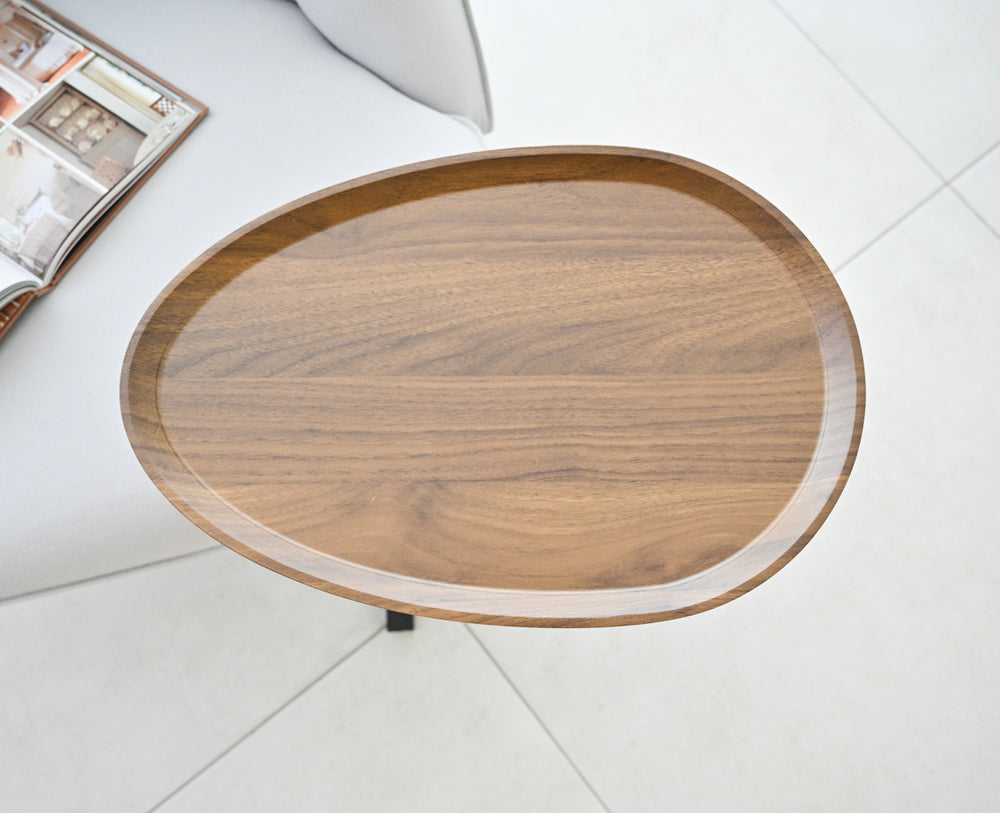 שולחן צד וודי