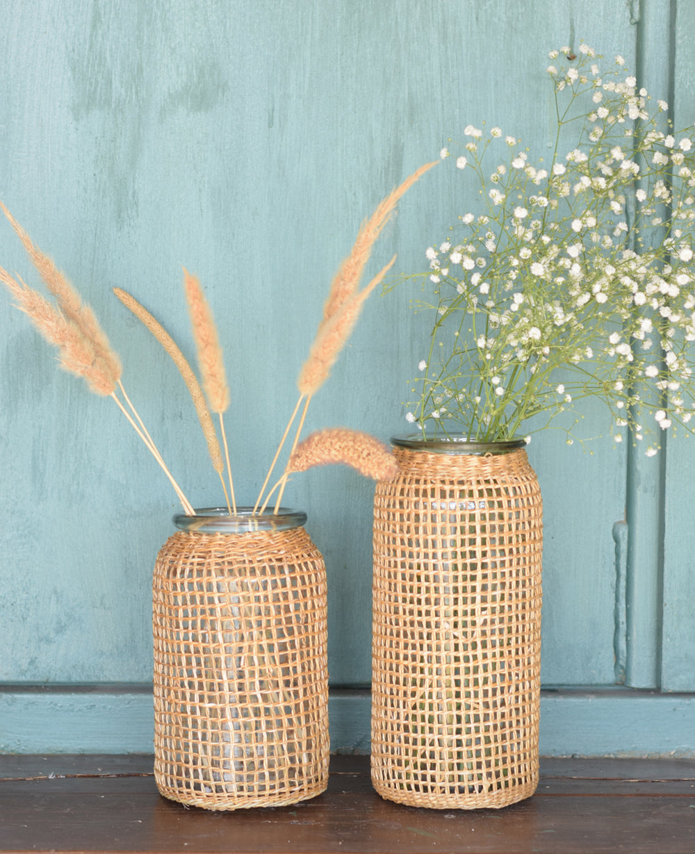 אגרטל זכוכית פאלם